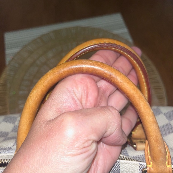 ❤️ LOUIS VUITTON Speedy Bandoulière 30 handbag Damier Azur canvas. 👜 - Picture 11 of 16